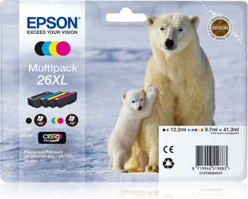 Epson C13T26364010 [ C13T26364010 ] - Rainbow Kit / 4 Farben 26XL