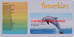 Toner 3.34-MLT-D1052L-4PACK [ 4er Pack ] kompatibel mit Samsung MLT-D1052L / SU758A