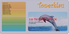 Toner 3.6-TN1050XL-4PACK [ 4er Pack ] kompatibel mit Brother TN-1050