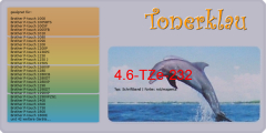Schriftband 4.6-TZe-232 kompatibel mit Brother TZe-232 / TZ-232