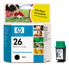 HP 51626AE / HP 26 Tintenpatrone / Druckpatrone schwarz - EOL